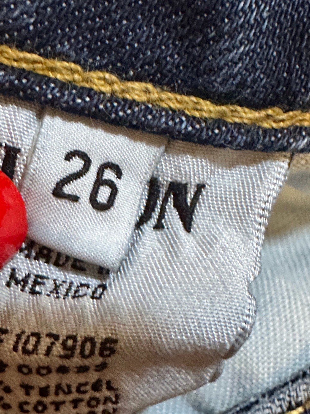 Hudson Croxley  Cuffed Short Denim Jeans Flap Pockets Stretch 26(#) - Picture 10 of 11